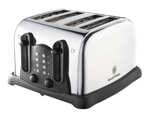 Russell Hobbs 18099 Polished 4-Slice Toaster