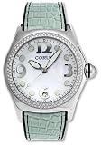 Corum 163-152-47-0F16EB30R Bubble XL Diamonds White Dial Leather Women's Watch