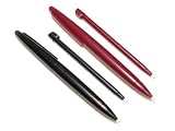 Assecure DSi XL red wine & black stylus pack - 2 x Large & 2 standard slot in stylus for DS