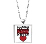 BFF/Friendship Necklace and Pendant - Always Together Never Apart Best Friends Forever Sisters At Heart