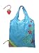 Reusable Shopping Tote Bag - Folded into a Strawberry - Blue