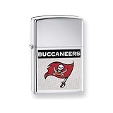 Zippo Tampa Bay Buccaneers High Polish Chrome Lighter