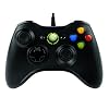 Manette filaire noire pour Xbox 360 / PC