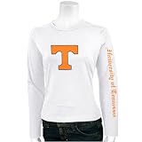 Tennessee Volunteers Ladies White Big Logo Long Sleeve T-shirt