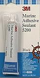 3M CO. 5205 MARINE SEALANT NO. 5200 BLACK 3 OZ