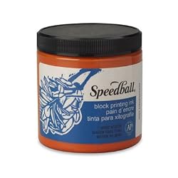 8 oz Orange Screen Printing In Speedball Water Soluble Ink