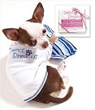 Sweet Dreams Pajama Set for Dogs (Pkg. 2) - Blue - XXS (6" length, 8" girth)