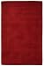 Jovi Home Carved Hand Made Rug 5-Foot by 8-Foot, Berry Red