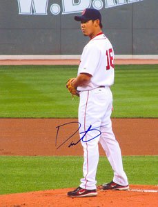 Daisuke Matsuzaka Signed Boston Red Sox 8x10 Photo