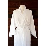As Seen in Martha Stewart Living Great Finds Gift Guide 2010 - Telegraph Hill Seersucker Kimono Robes, Made in the USA