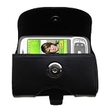 Horizontal Leather Case with Belt Clip/Loop for the HTC Kaiser