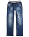 BYCR Boys' Blue Denim Jean Elastic Waist Pants for Kids Size 4-12 No. 71500092