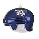 Nashville Predators NHL Glass Hockey Helmet Ornament (3)"