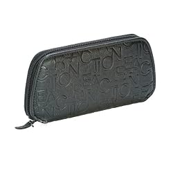Kenneth Cole Reaction Black Logo Zip Around Wallet
