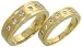14k Gold His & Hers Wedding Band Set