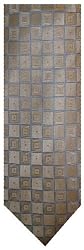 Men's Donald Trump Necktie Neck Tie 100% Silk Beige/Blue Blend