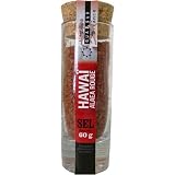 Hawaiian Red Alaea Salt, 2.1 oz ~ Gourmet Salts of the World ~ Quai Sud Salt in Shot Glass