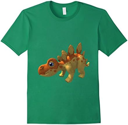 Men's Jurassic Stegosaurus Dinosaur T-Shirt Medium Kelly Green