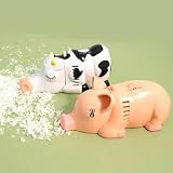Animal Mini Tabletop Vacuums (Pig & Cow), set of 2