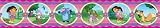 Decofun, Dora Border, Self Adhesive, 4 Inch
