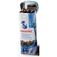 sweetriot Cacao Nibs Covered in (50%) Dark Chocolate, 1-Ounce Tins (Pack of 4)