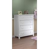 Sorelle Princeton 4-Drawer Chest, White