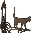 Mini Old Style Cast Iron Doorbell, Antique Rusty Look