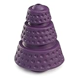 Grriggles Rubber Satellite Dog Toy, 6-Inch, Large, Purple