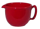 Chantal 3 Cup Ring Pouring Bowl, Glossy Red