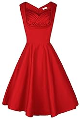 V-neck Polyester Vintage Bridesmaid Dress 