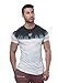 Men's Fitted Crew Neck/V-Neck Tee Dip Hand-Dye Muscle T-Shirt