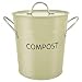 Sage Green Kitchen COMPOST Bin - removable inner bucket - by Eddingtons