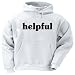 helpful Adult Hooded Sweatshirt (Hoodie / Hoody) Various Colors