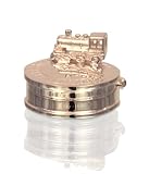 Sterling Silver Plated Steam Train Tooth Box. Christening /New Baby Gift.