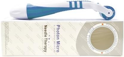 (540 Needles) TMT Micro Needle Roller System LED Roller Titanium (Blue Light) (0.5mm) by TMT Marketing LLC