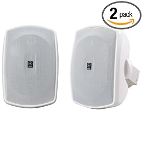 Yamaha NS-AW190WH 2-Way Indoor/Outdoor Speakers (Pair, White)