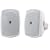 Yamaha NS-AW190WH 2-Way Indoor/Outdoor Speakers (Pair, White)