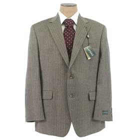 Ralph Lauren Mens 2 Button Tan Black Wool Sport Coat Blazer Jacket - Size 40L by Ralph Lauren
