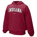 Nike Indiana Hoosiers Crimson Arch Lettering Hoody Sweatshirt