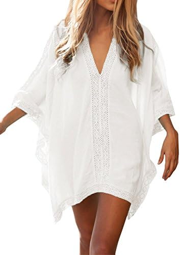 Julie Morgane Oversized Cover Up V-Neck Summer Dress - Hot New Crochet for 2016