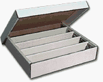 BCW Super Monster 5 Row Storage Box (5000 Ct.) - Corrugated Cardboard Storage Box - Trading Cards Collecting Supplies