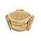 Home Basics 6 Piece Bamboo Coaster Set