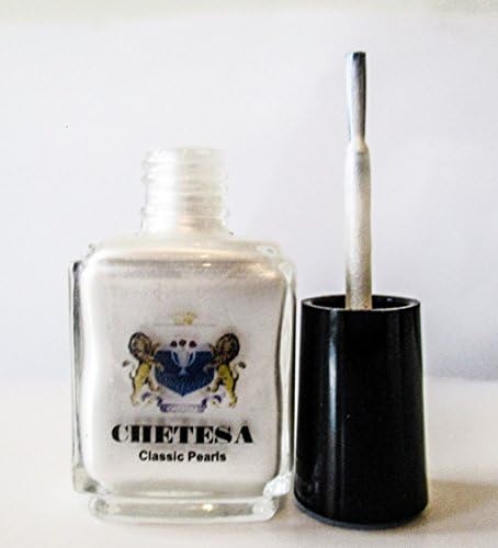 CHETESA Gems Collector Nail Lacquer Non-Toxic, Classic Pearls, .43 oz
