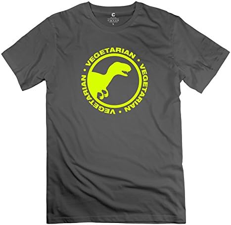 DeepHeather Dino Vegetarian O-Neck T Shirts For Teenagers