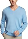 Calvin Klein Men's Long Sleeve Merino Driver V-Neck Sweater
