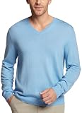 Calvin Klein Men's Long Sleeve Merino Driver V-Neck Sweater