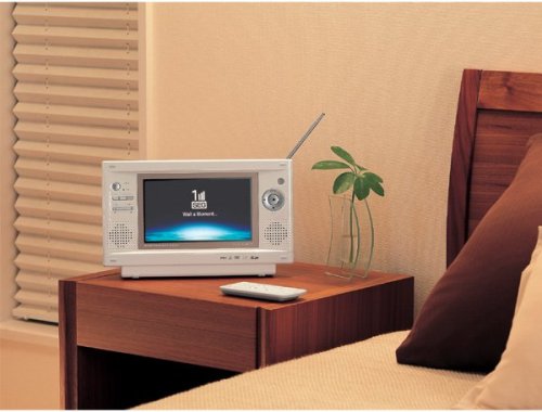 TWINBIRD DVD ZABADY ワンセグチューナー搭載ポータブル防水DVDプレーヤー VD-J713CW セラミックホワイト画像5
