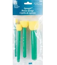 Spongit Brushes 4/Pkg-1/2",3/4",1",1-1/4"