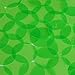 Round Vinyl Shape 30mm Green Go Go Fluorescent Edge Glow
