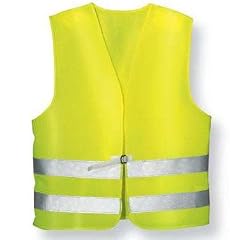 Warnweste EN471 gelb, knitterfrei, waschbar, Standardgr��e